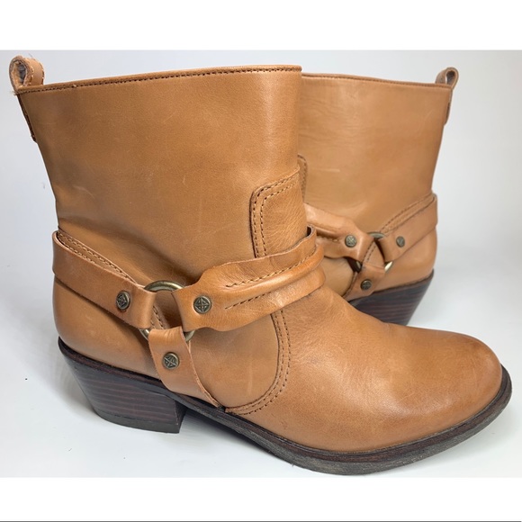 ANTONIO MELANI Shoes - {Antonio Melani}Leather Western Harness Moto Boots